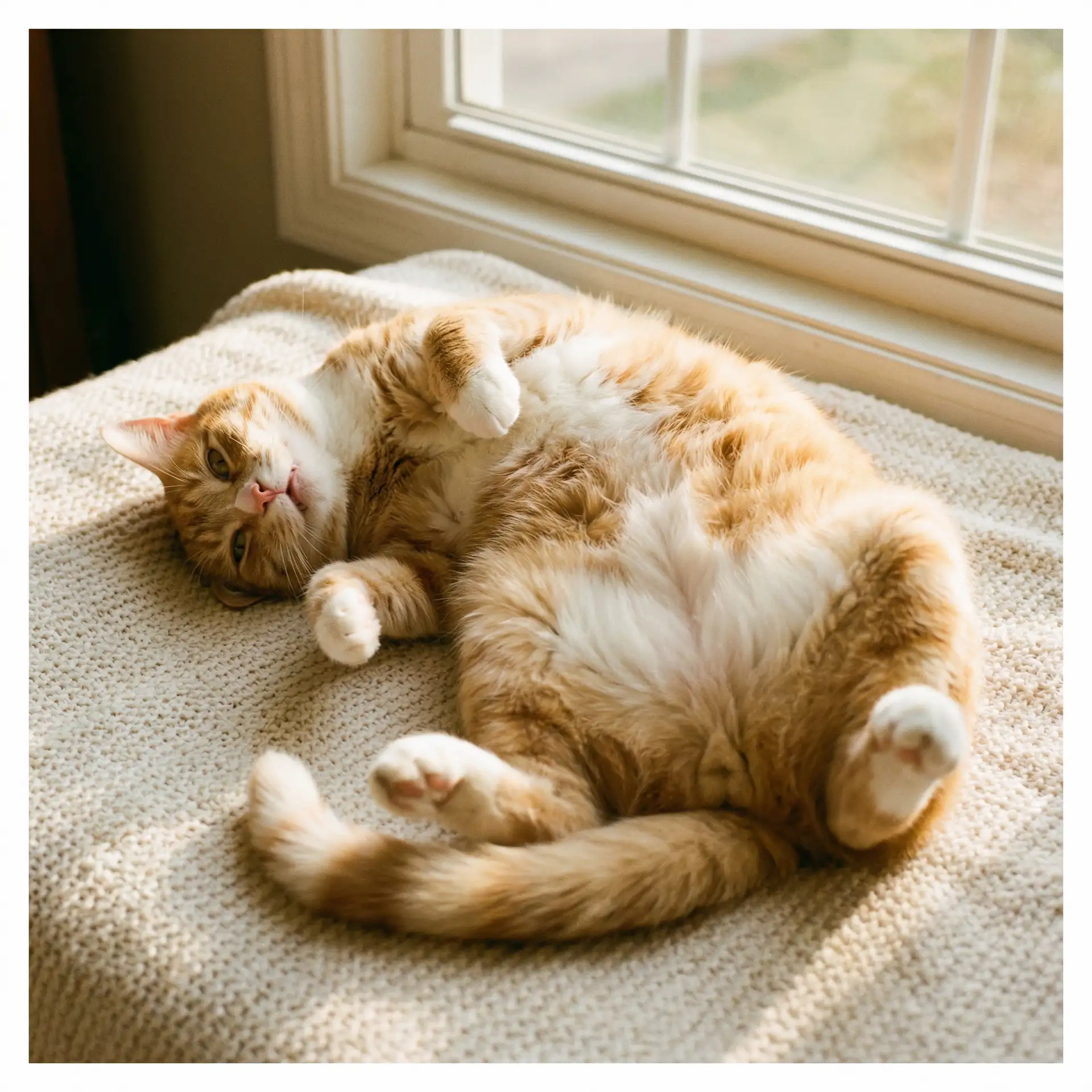 猫咪仰躺露出肚皮 - 小小影视在线观看免费